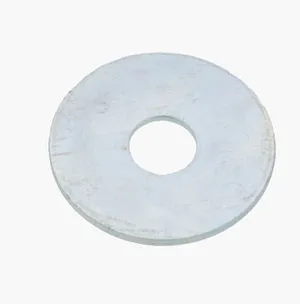 Rondelle plate extra large acier zingué